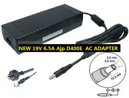 *Brand NEW* 19V 6.5A AC ADAPTER for Ajp D400E Laptop POWER SUPPLY - Click Image to Close